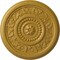 Ekena Millwork Marseille Ceiling Medallion (Fits Canopies up to 4 1/4"), 16 1/8"OD x 5/8"P, Iridescent Gold CM16MAIGS - alternate 1